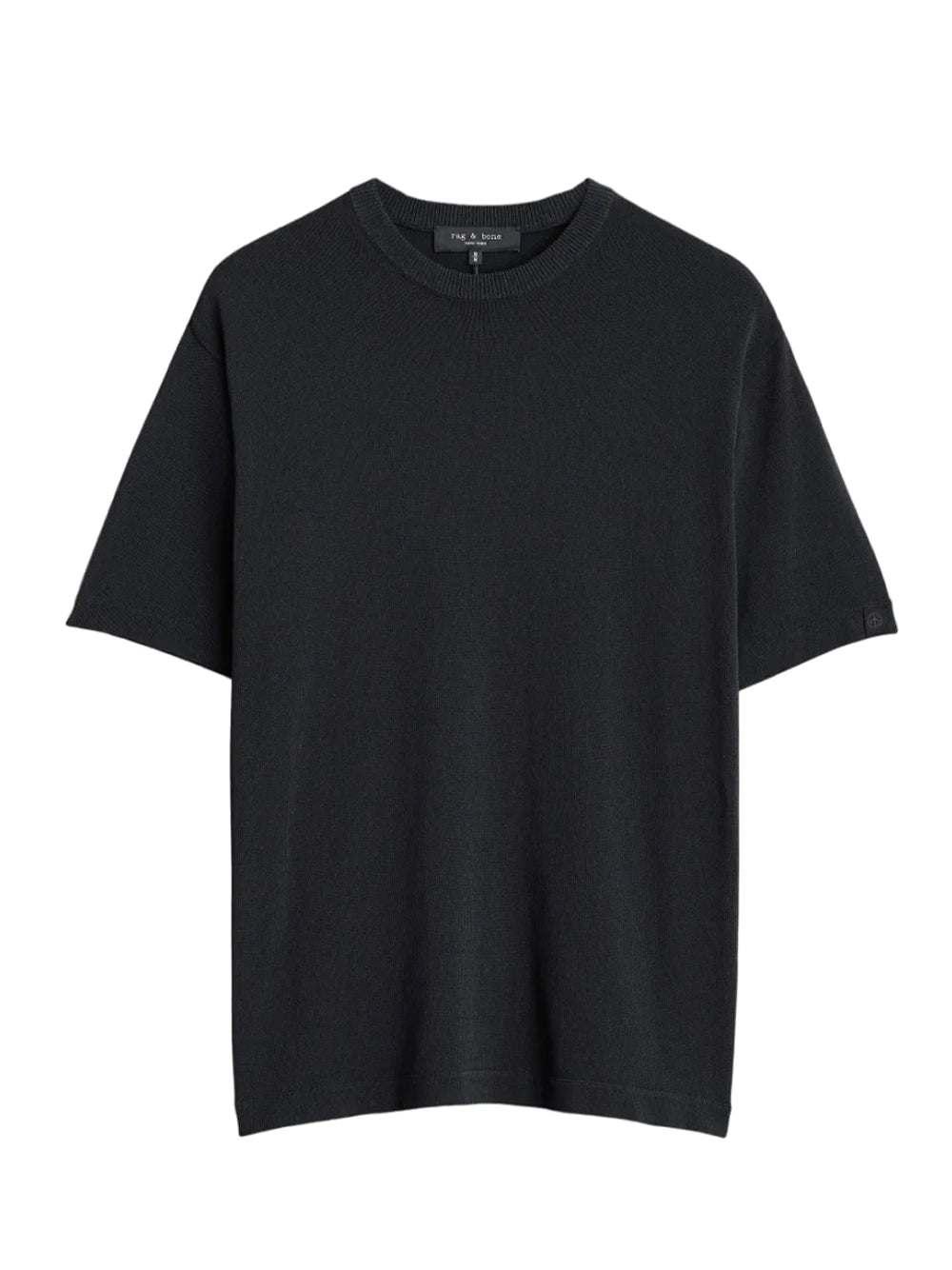 Nolan Corded Cotton Crew (Black)