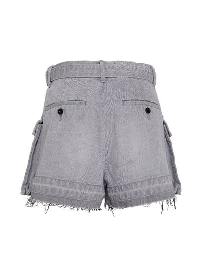 Denim Shorts Gray