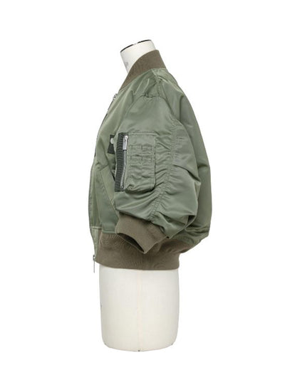 Nylon Twill Blouson Khaki