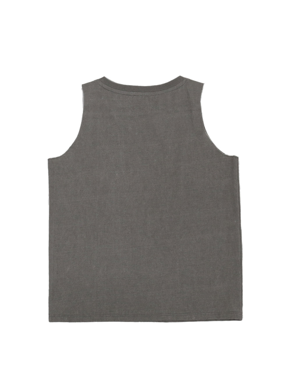 Double Neck Layered Sleeveless Light Grey/I