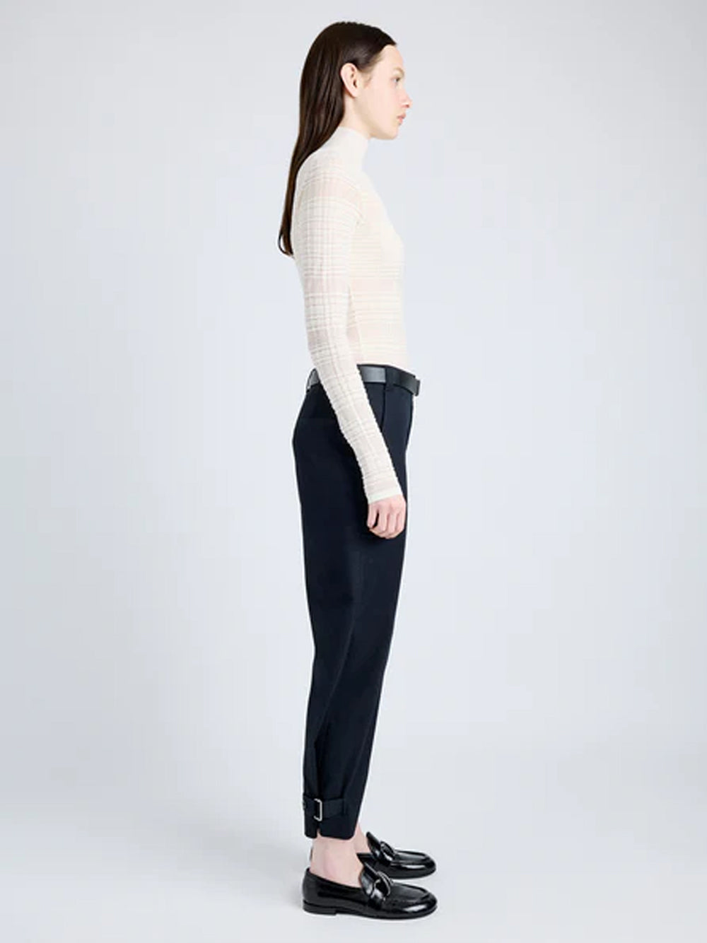 Kay Pant In Cotton Twill Black