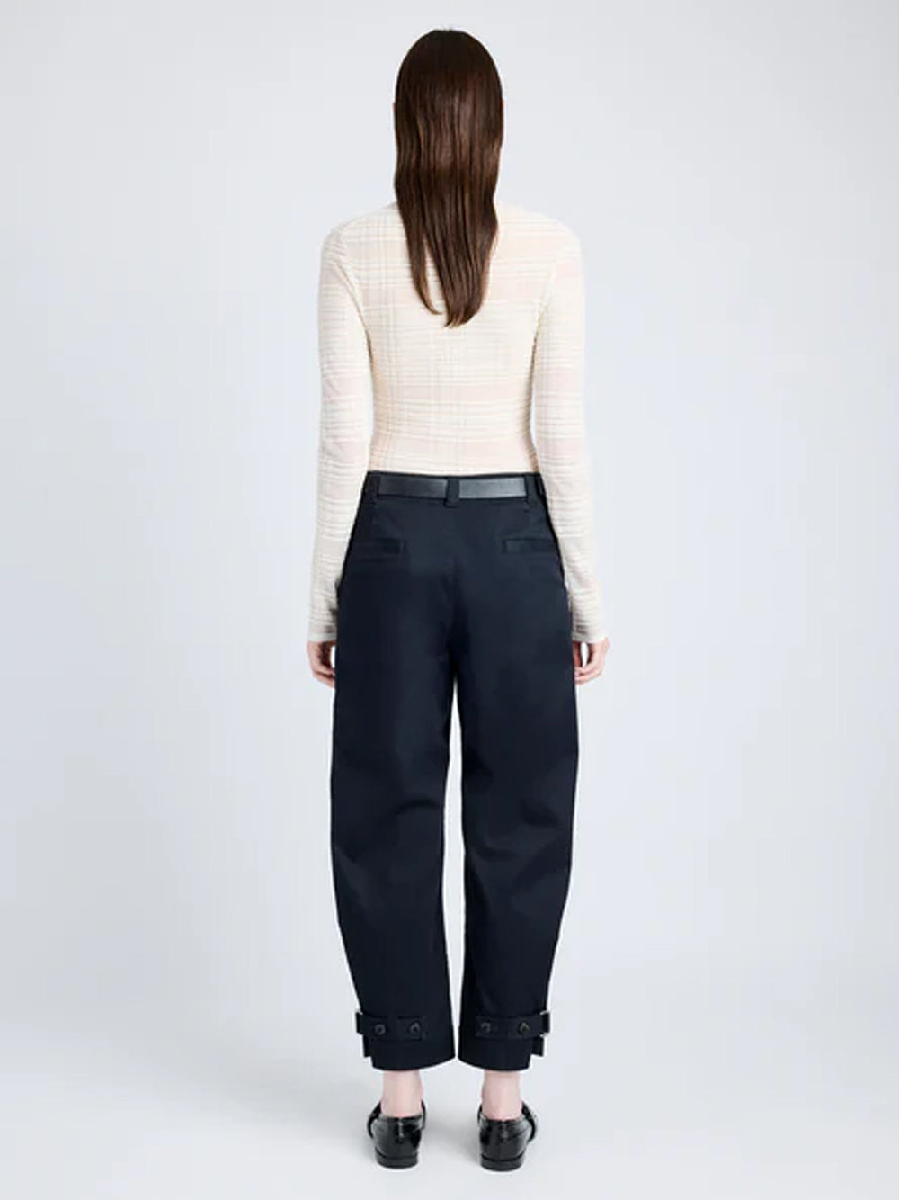 Kay Pant In Cotton Twill Black