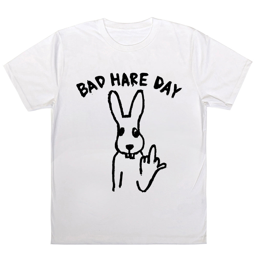 Bad Hare Day T-Shirt White
