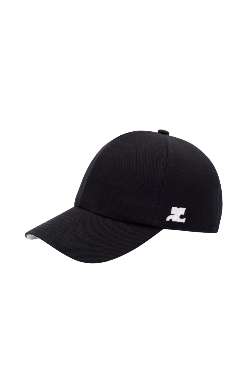 Cotton Signature Cap Black