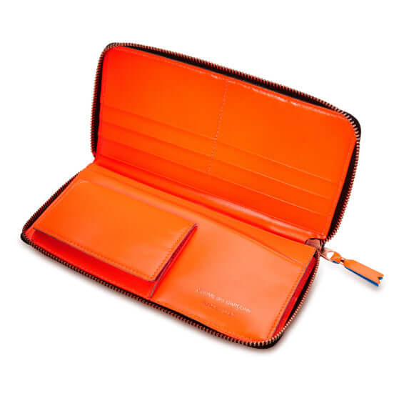 Fluo Squares Wallet (Orange/Blue)