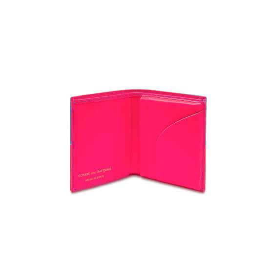 CDG Wallet Fluo Squares (Pink/Blue)