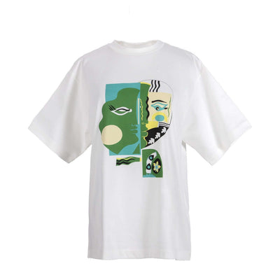 Soleil Faces Tee White
