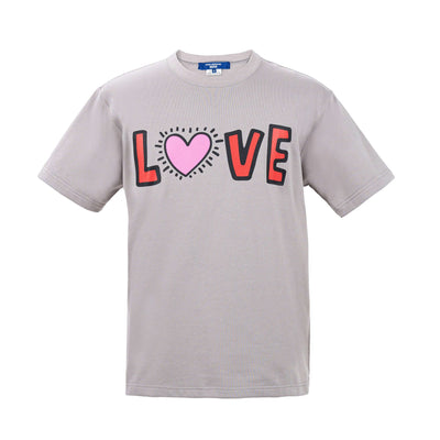 Cotton Back Piled Printkeith Haring Grey