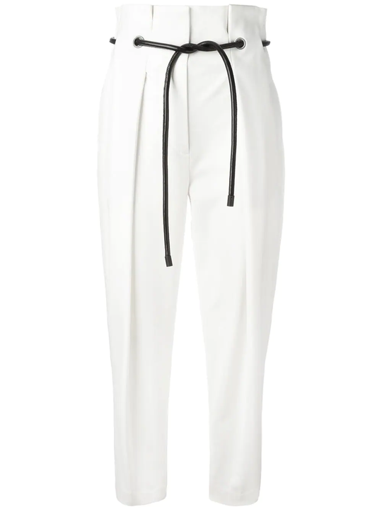 Origami Pleated Pant (Antique White)