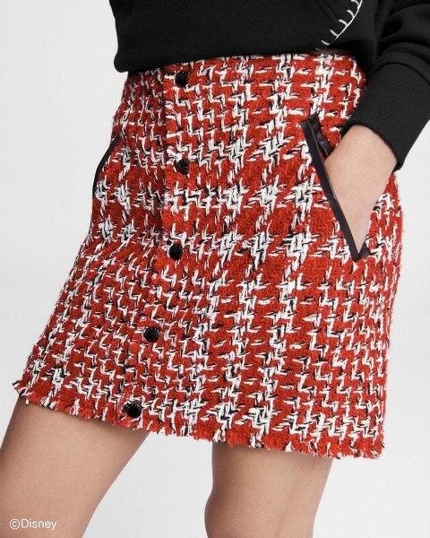 Cruella Tweed Mini Skirt