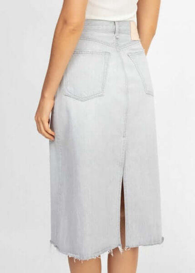 High-Rise Midi A-Line Skirt