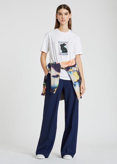 PS Paul Smith Womens Trousers Navy 4