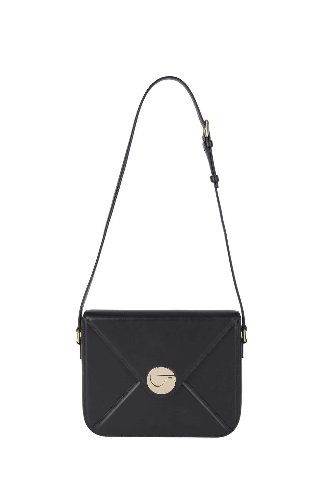 Leather Mailbox Crossbody Bag