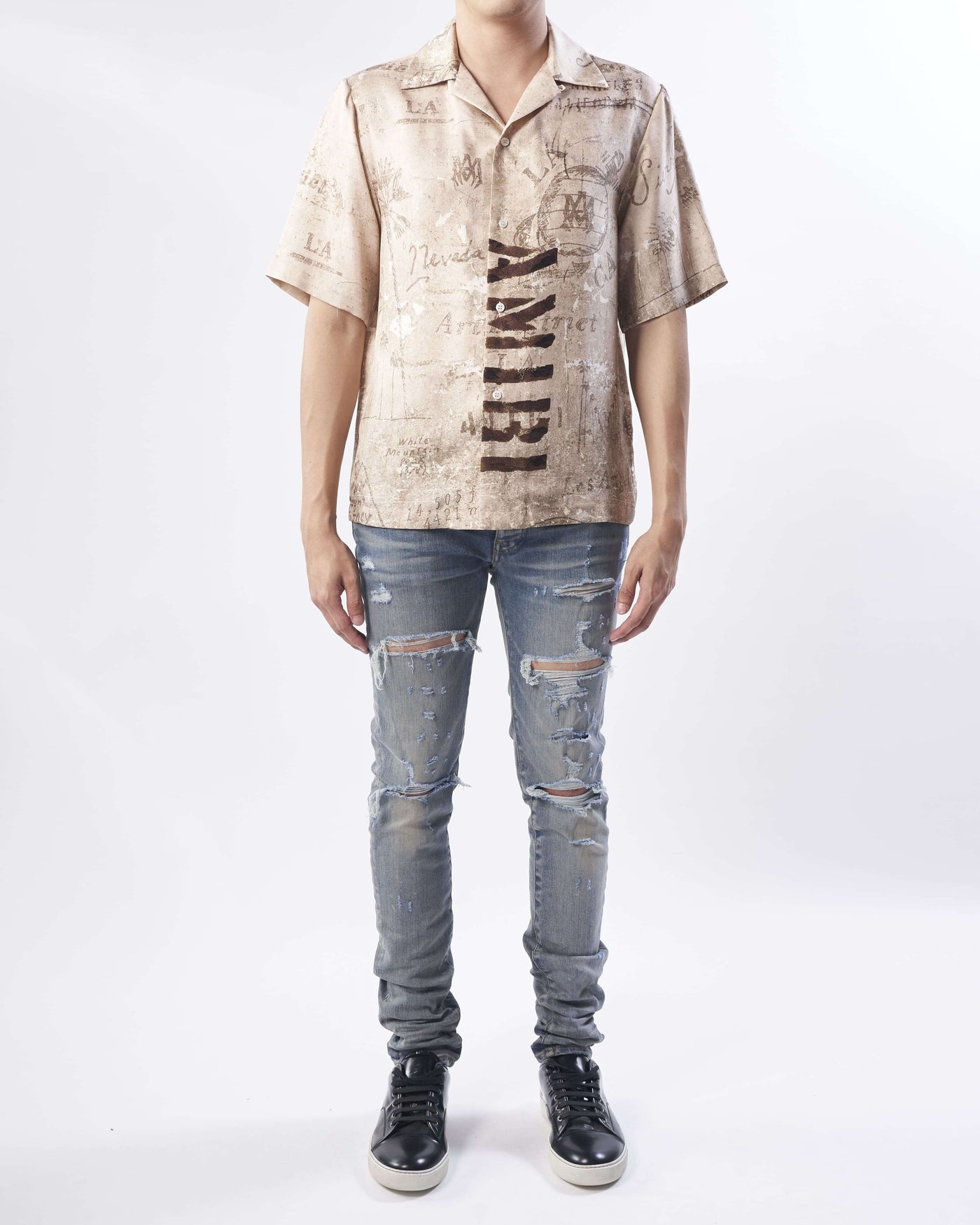 Army Stencil Camp Shirt