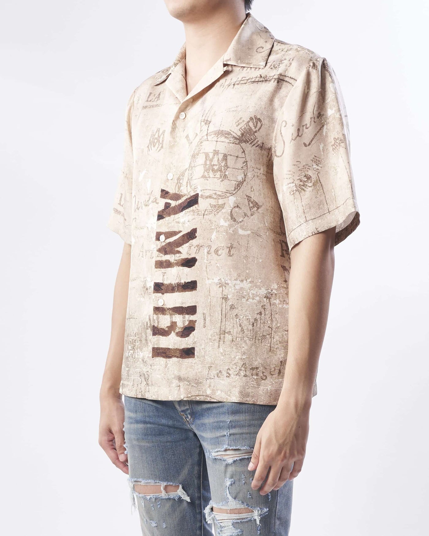 Army Stencil Camp Shirt