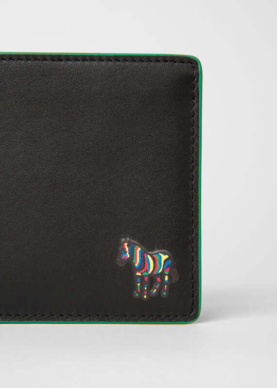 PS Paul Smith Wallet Bilfold Zebra Black 4