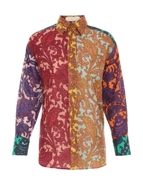 Tiggy Spliced Shirt Multi