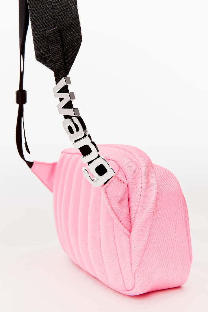 Heiress Sport Crossbody Bag In Nylon Pink