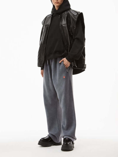 Glitter Puff Sweatpant In Classic Terry Grey