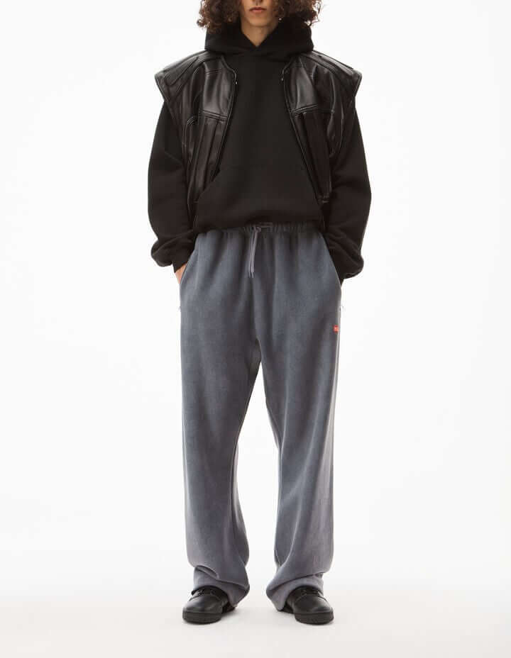 Glitter Puff Sweatpant In Classic Terry Grey