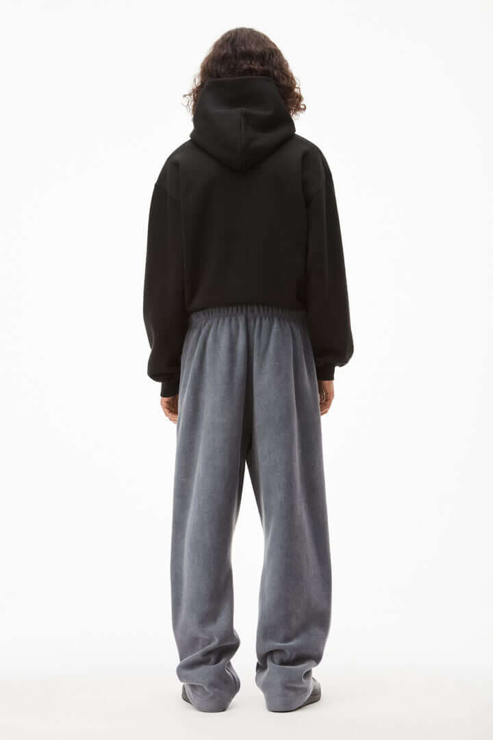 Glitter Puff Sweatpant In Classic Terry Grey