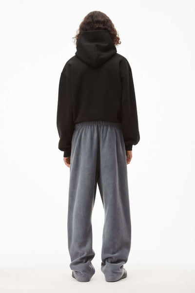 Glitter Puff Sweatpant In Classic Terry Grey
