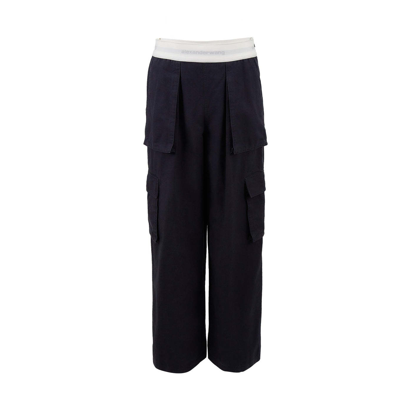 AlexanderWang-LogoCargoPantinRipstopCotton-Black-1