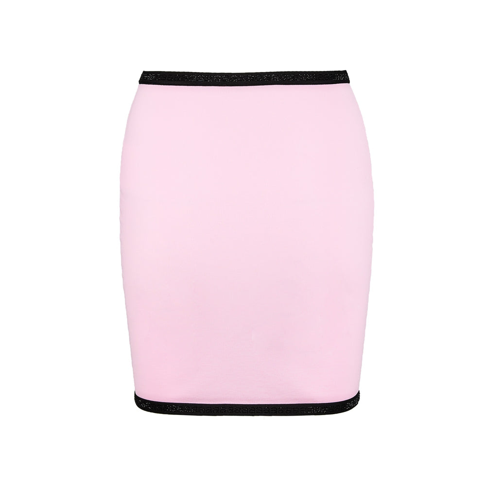 AlexanderWang-TrimMiniSkirtinCompactNylon-LightPink-2