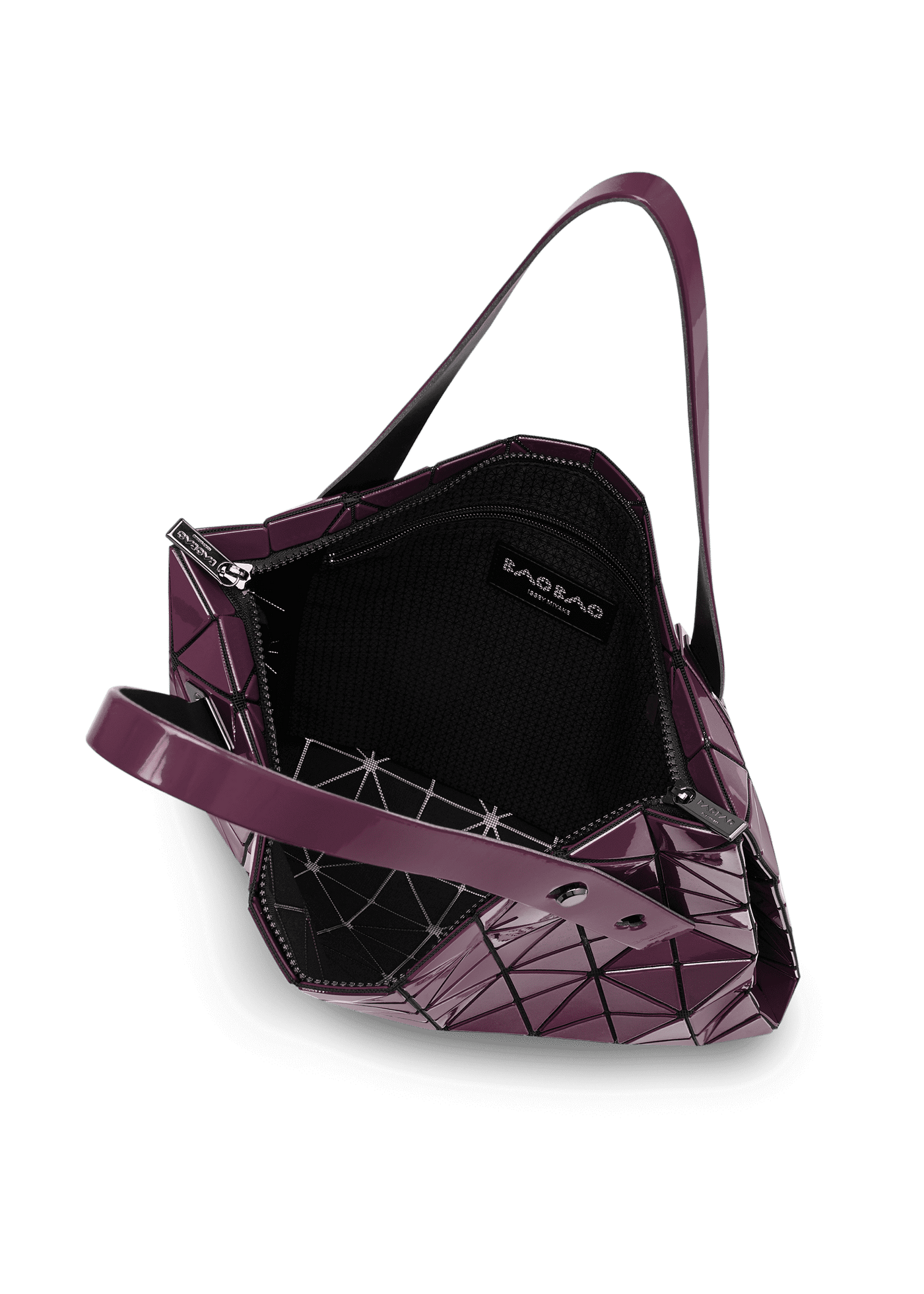 Bao-Bao-Issey-Miyake-Carton-Metallic-Handbag-Purple-3