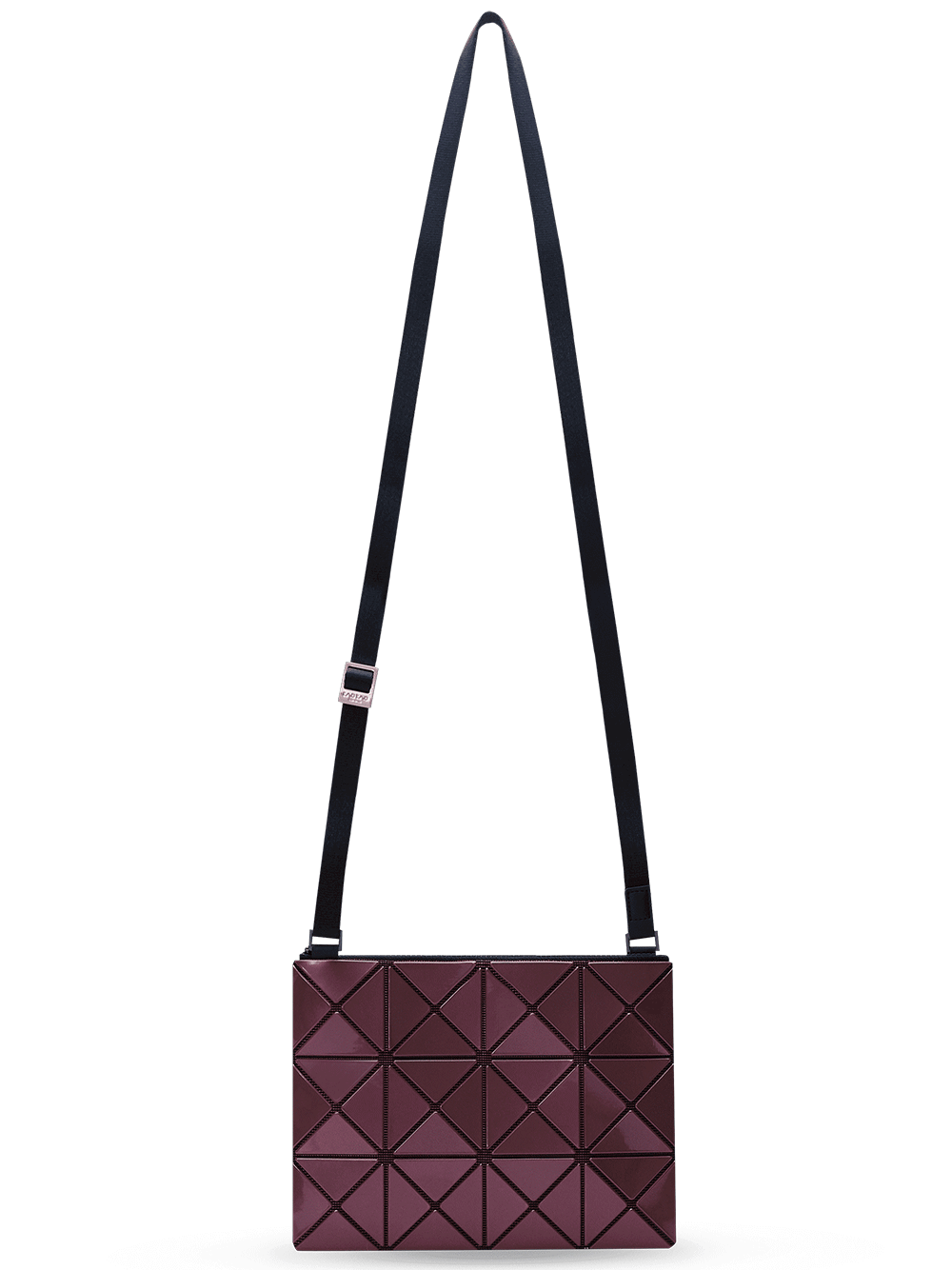 Bao-Bao-Issey-Miyake-Lucent-One-Tone-Cross-Body-3x4-Burgundy-1