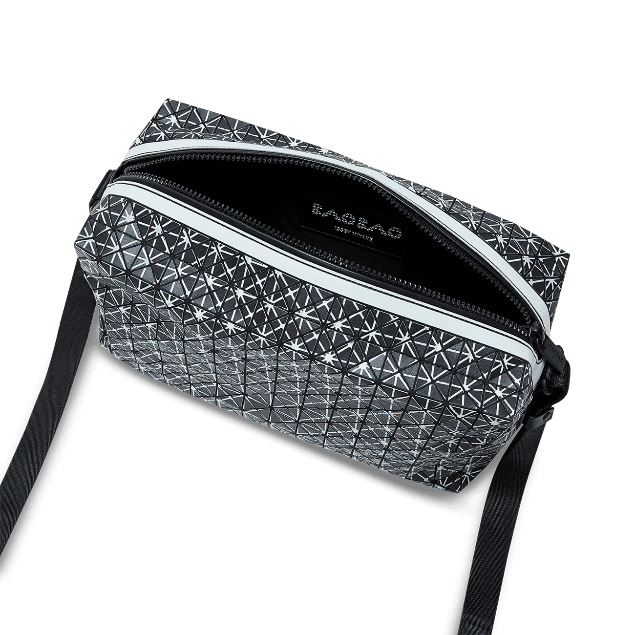 Bao-Bao-Issey-Miyake-Saddle-Bag-Shoulder-Bag-Black-3