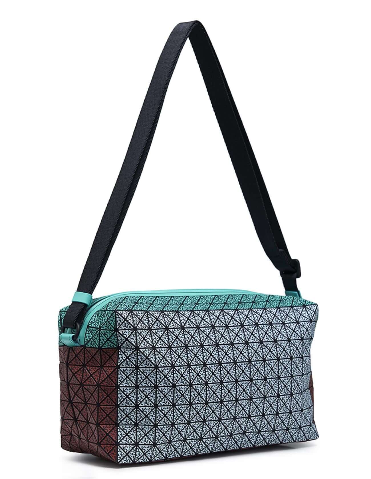 Bao-Bao-Issey-Miyake-Saddle-Bag-Shoulder-Bag-Green-2