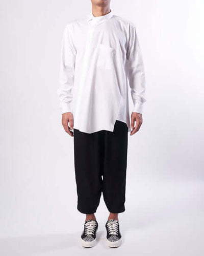 COMME-des-GARCONS-Black-Asymmetrical-Shirt-White-3