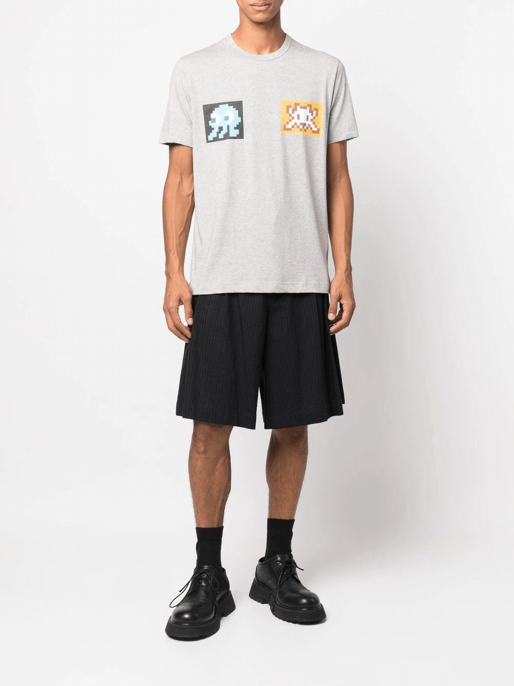 Comme-des-Garcons-CDG-Shirt-X-Invader-T-Shirt-Men-Grey-2