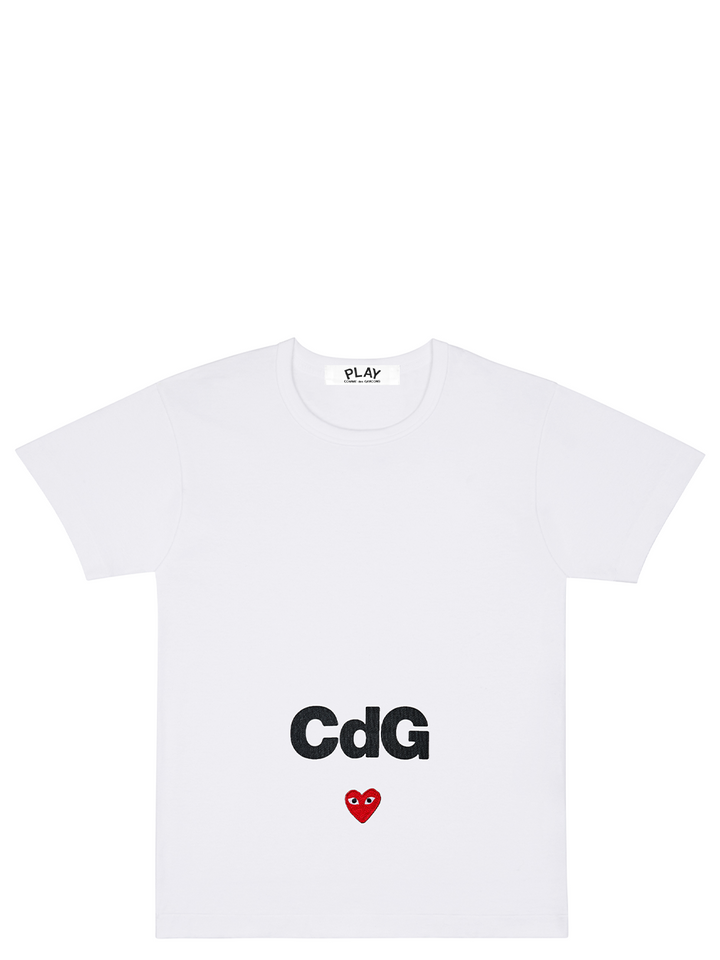 Cdg white tee clearance