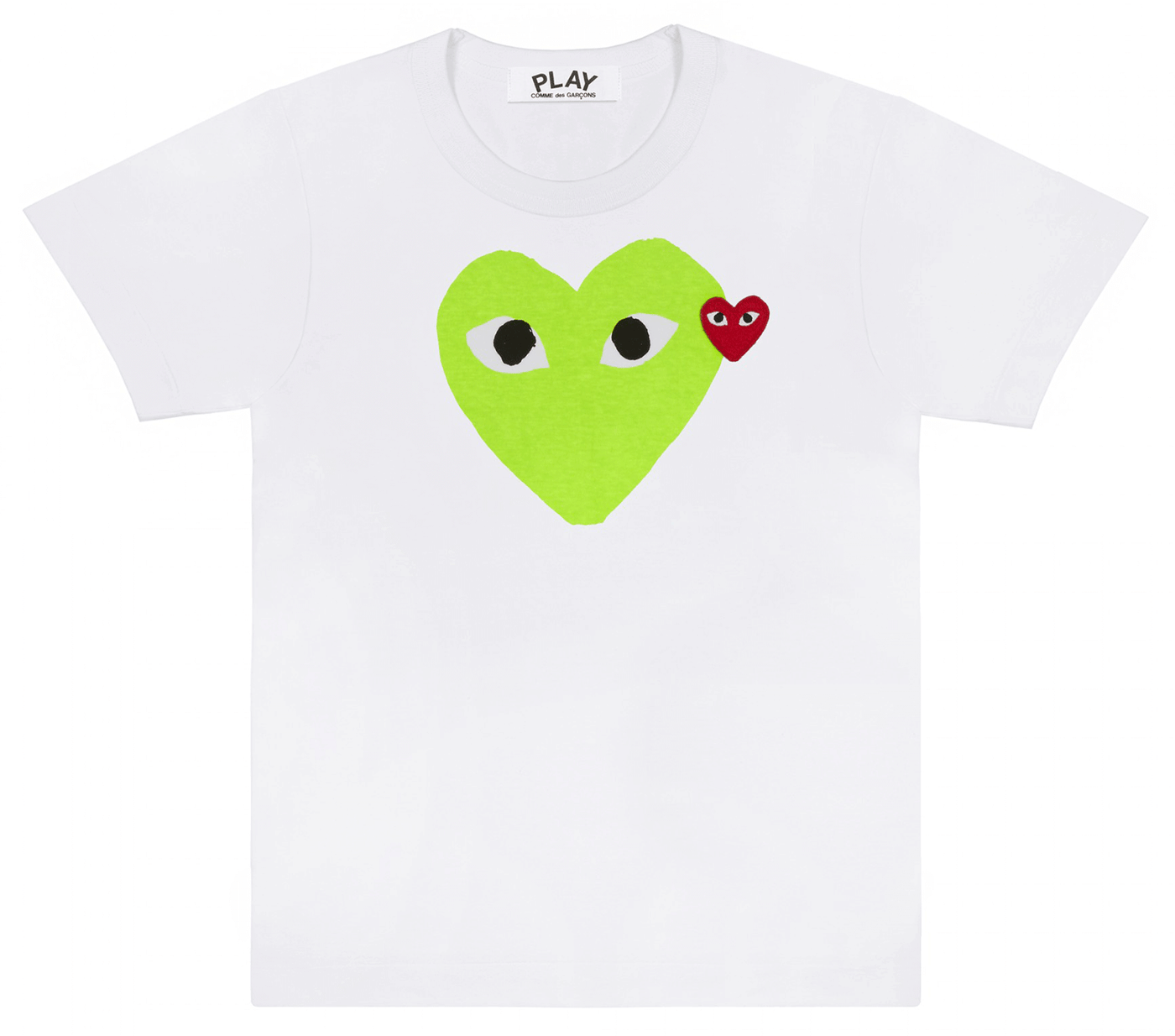 Comme-des-Garcons-Play-Big-Heart-Logo-T-shirt-Men-Green-1