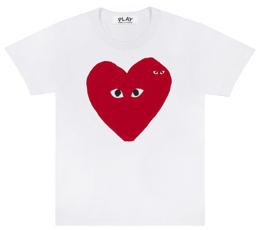 Comme-des-Garcons-Play-Big-Red-Heart-Little-Eye-T-Shirt-Women-White-1