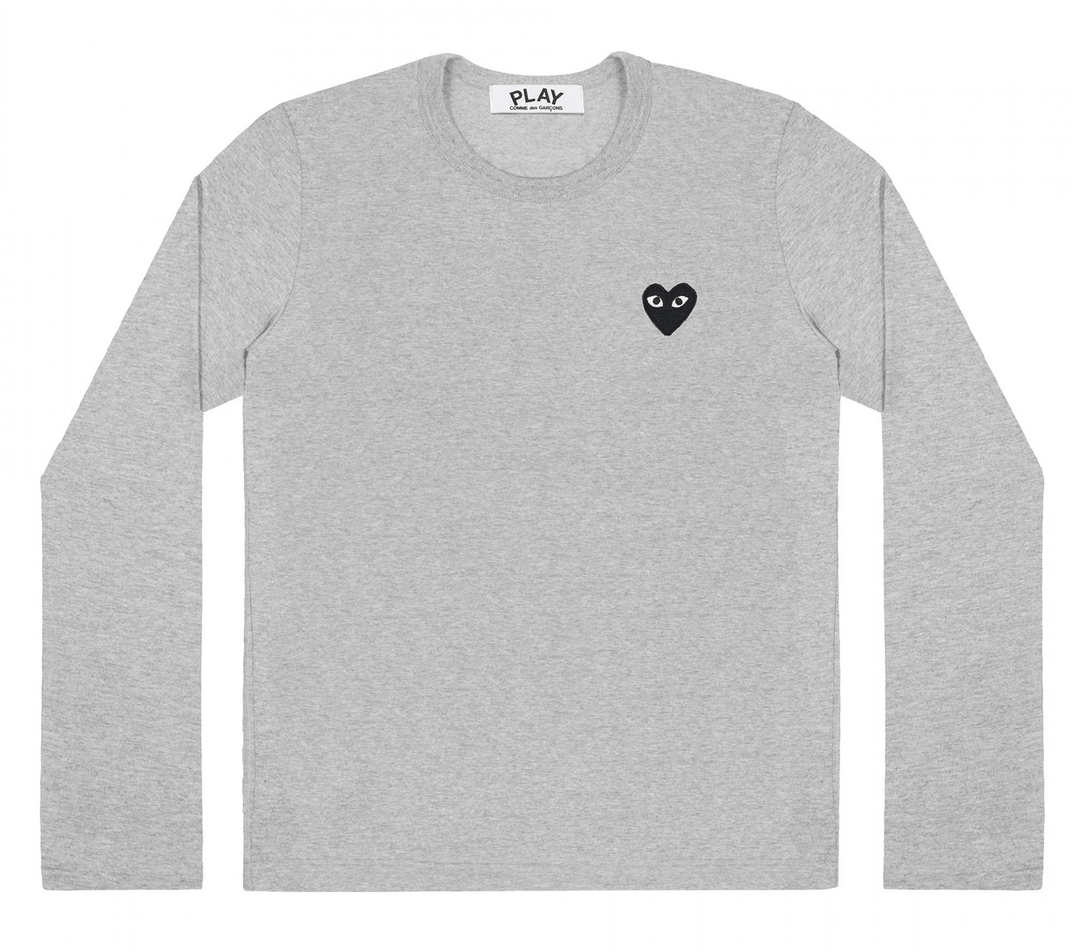 Comme-des-Garcons-Play-Black-Emblem-Sweater-Women-Grey-1