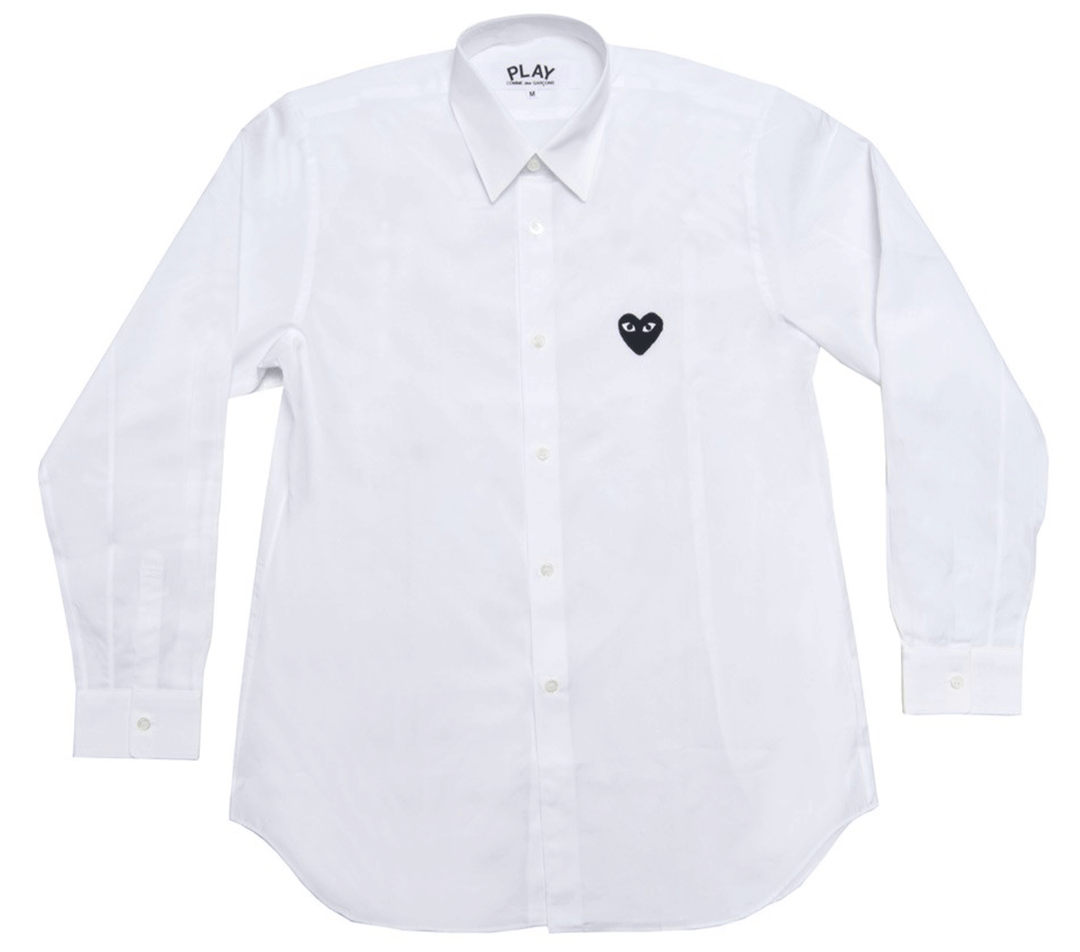 Comme-des-Garcons-Play-Black-Heart-Long-Sleeve-Shirt-Women-White-1