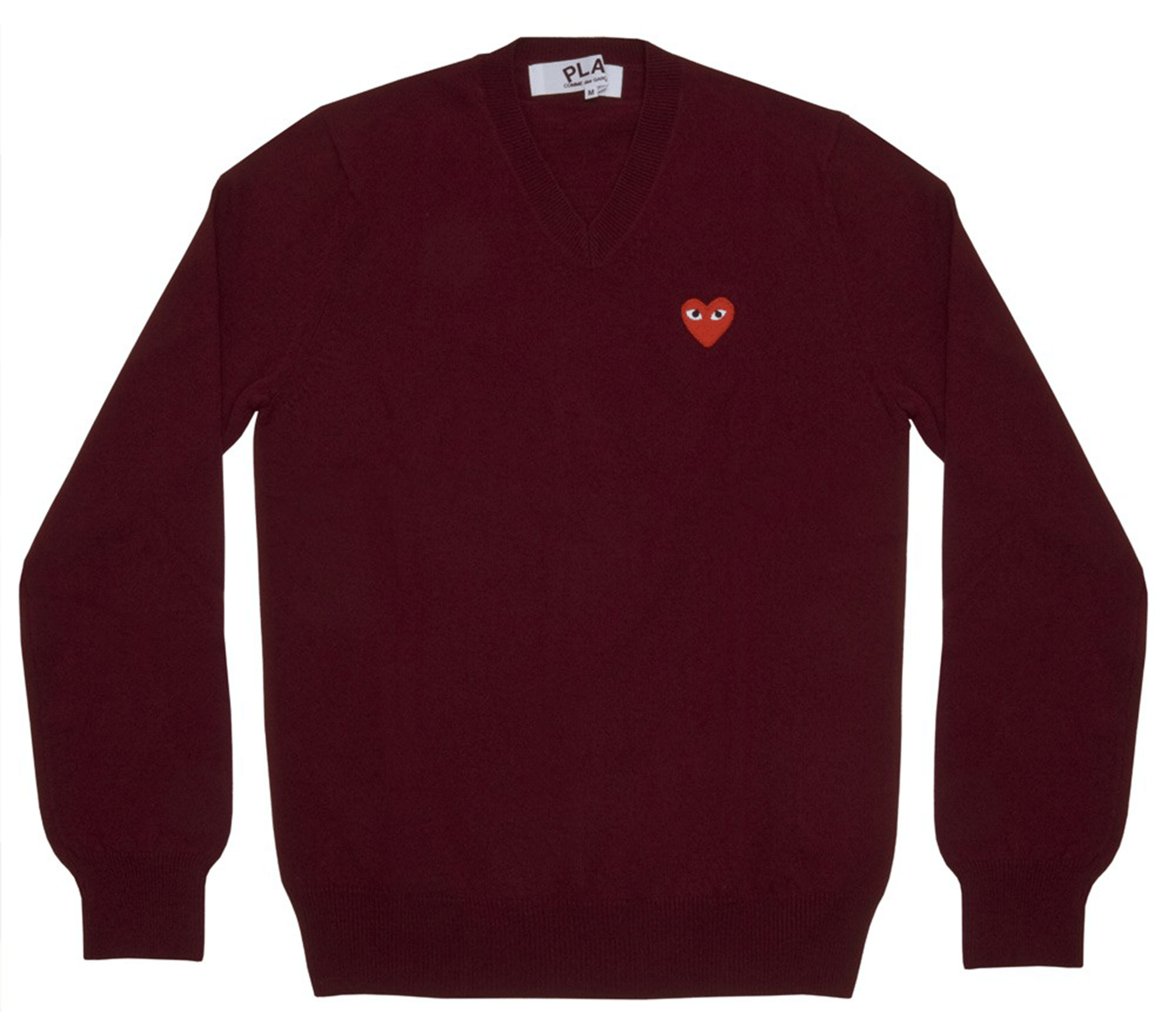 Comme-des-Garcons-Play-Comme-des-Garcons-Play-Heart-Sweater-Men-Dark-Red-1