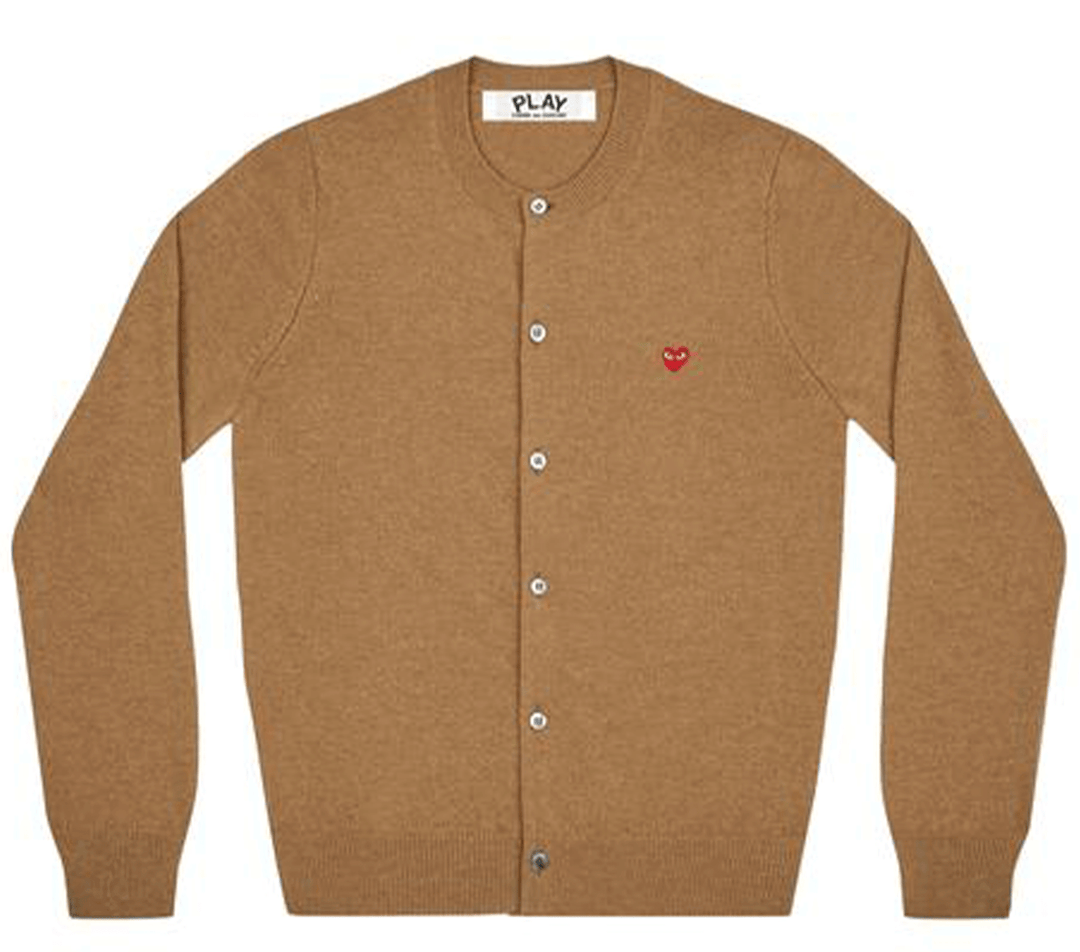 Comme-des-Garcons-Play-Comme-des-Garcons-Play-Little-Red-Emblem-Cardigan-Women-Brown-1