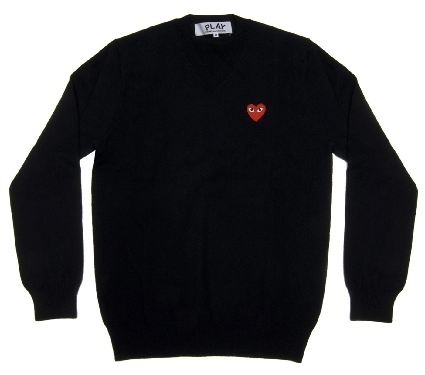 Comme-des-Garcons-Play-Comme-des-Garcons-Play-Red-Heart-Sweater-Women-Black-1