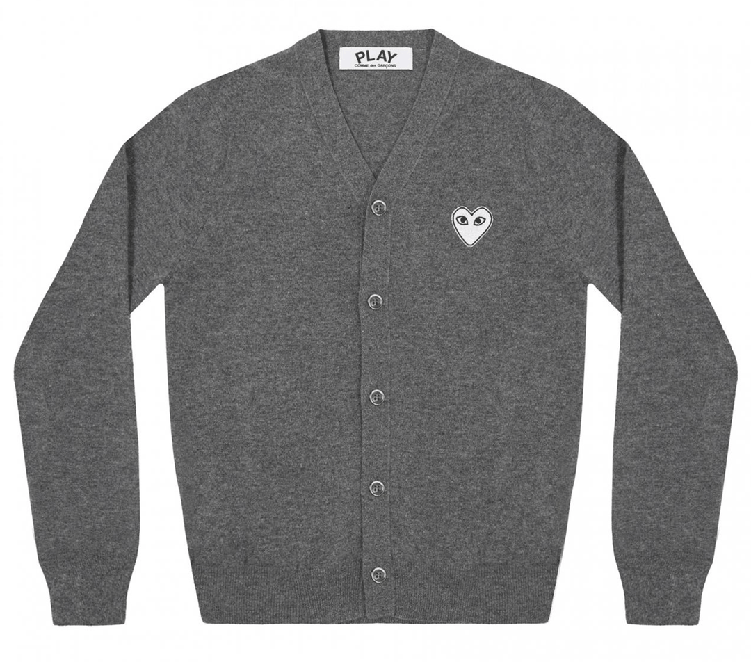 Comme-des-Garcons-Play-Comme-des-Garcons-Play-White-Heart-Cardigan-Men-Grey-1