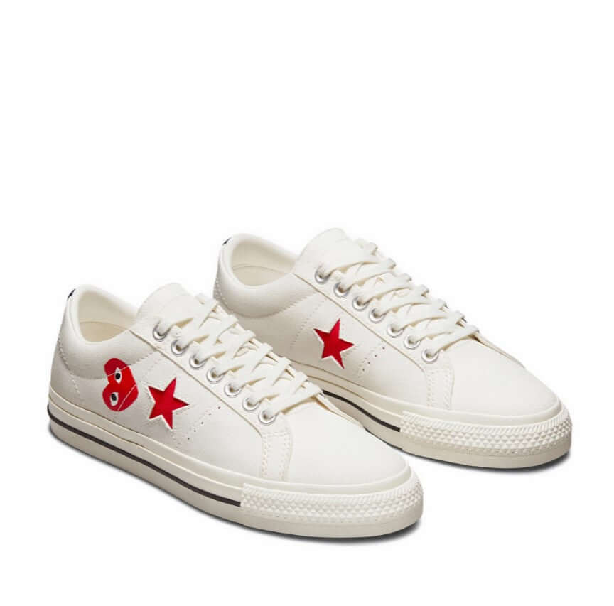 COMME des GARÇONS PLAY X Converse One Star (White) – Club21 Thailand