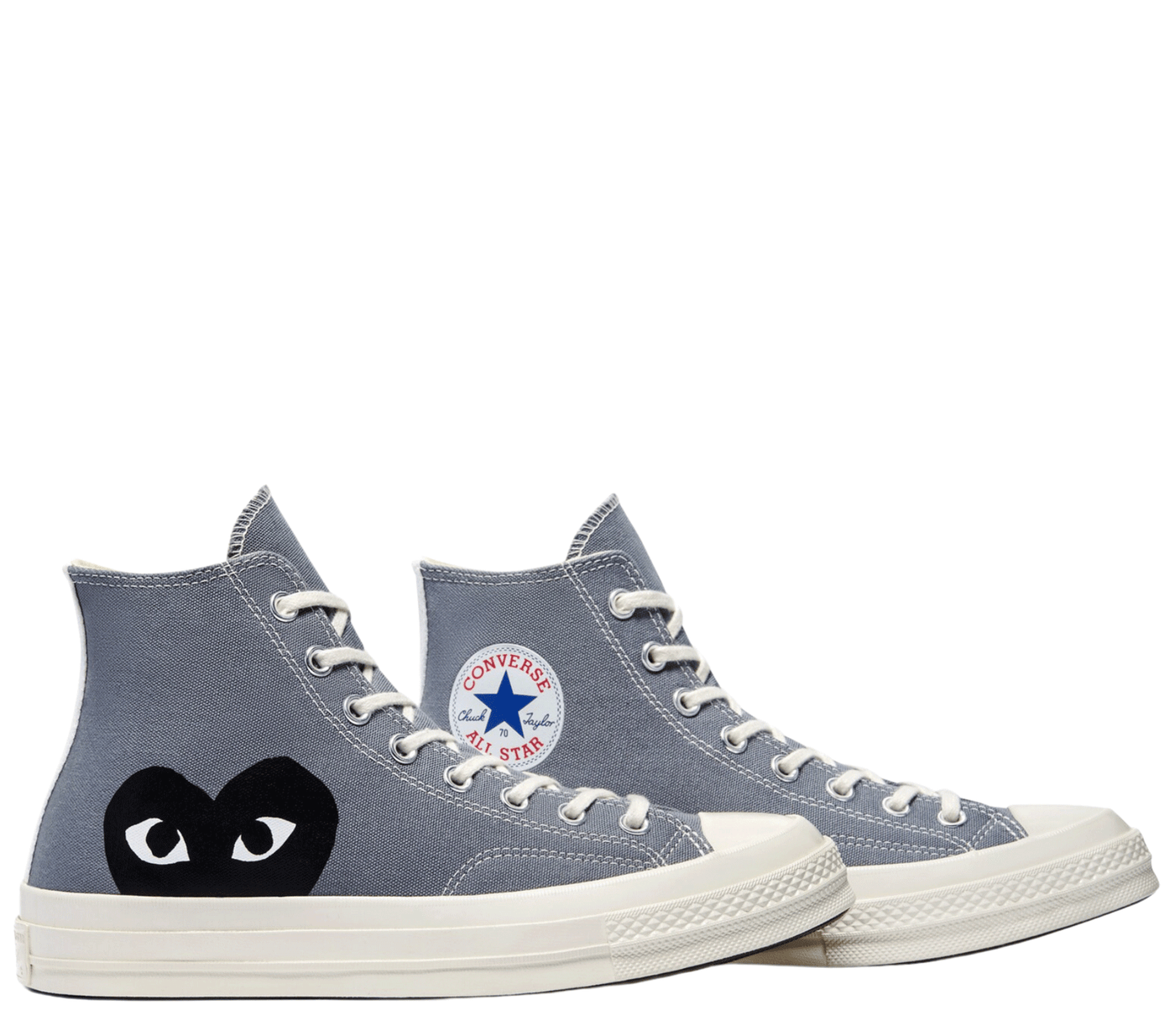 Comme-des-Garcons-Play-Converse-High-Top-Sneakers-Grey-1