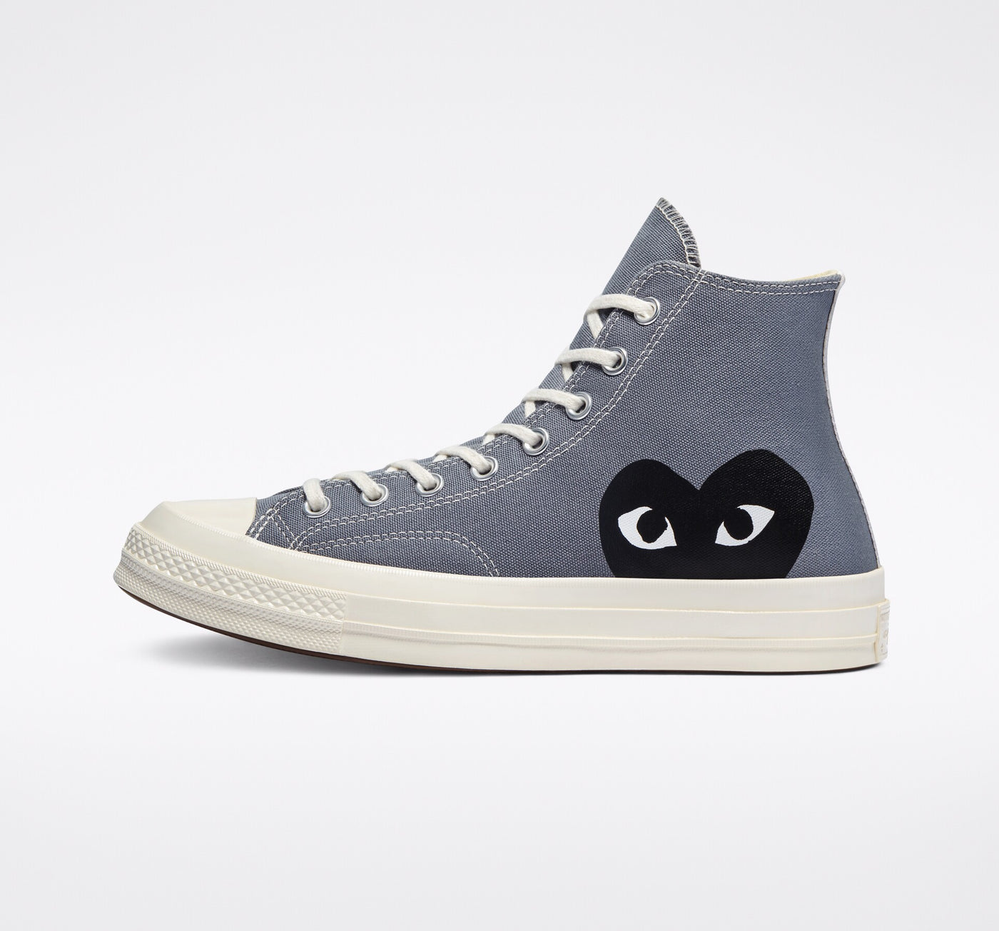 Comme-des-Garcons-Play-Converse-High-Top-Sneakers-Grey-2