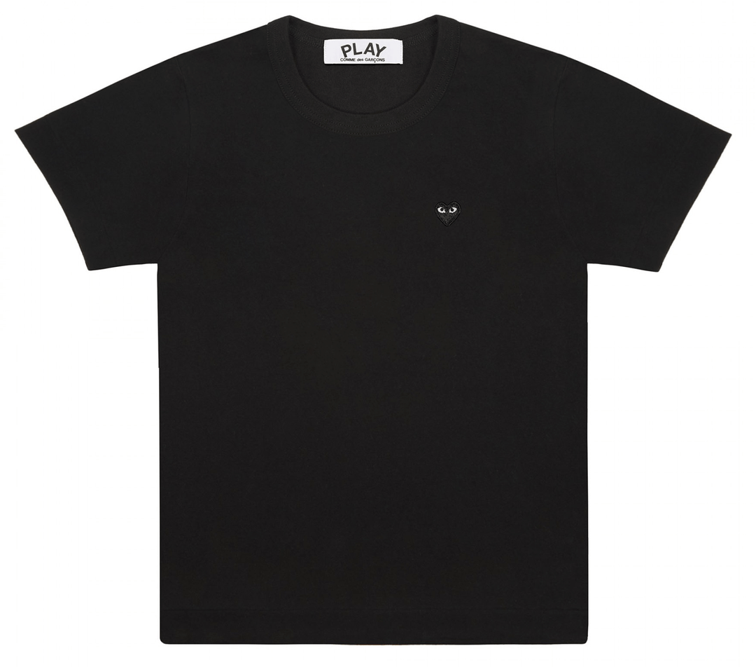 Comme-des-Garcons-Play-Little-Black-Emblem-T-shirt-Women-Black-1