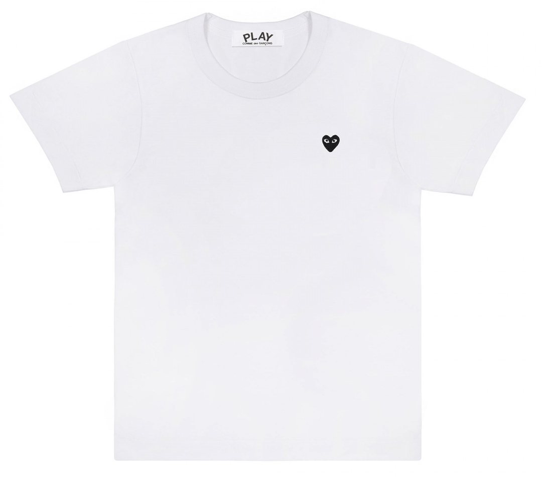 Comme-des-Garcons-Play-Little-Black-Emblem-T-shirt-Women-White-1