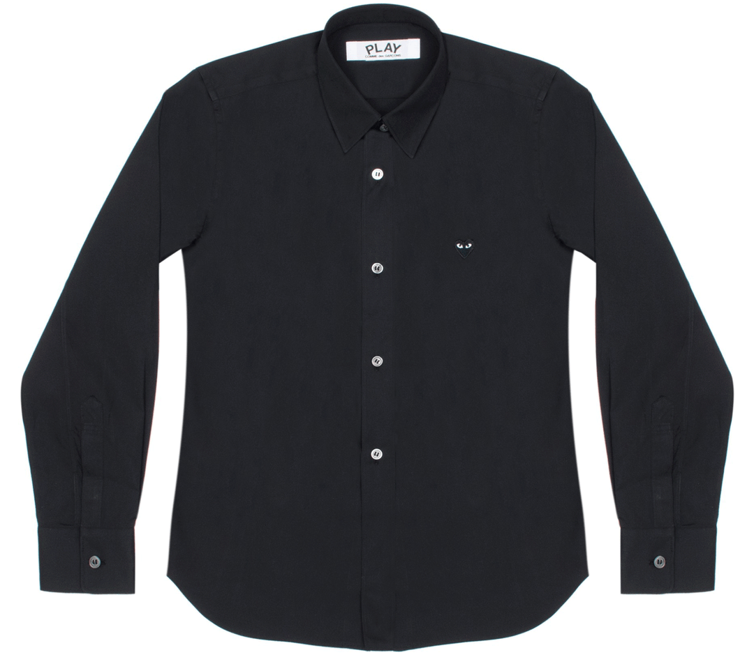 Comme-des-Garcons-Play-Little-Black-Heart-Long-Sleeve-Shirt-Men-Black-1