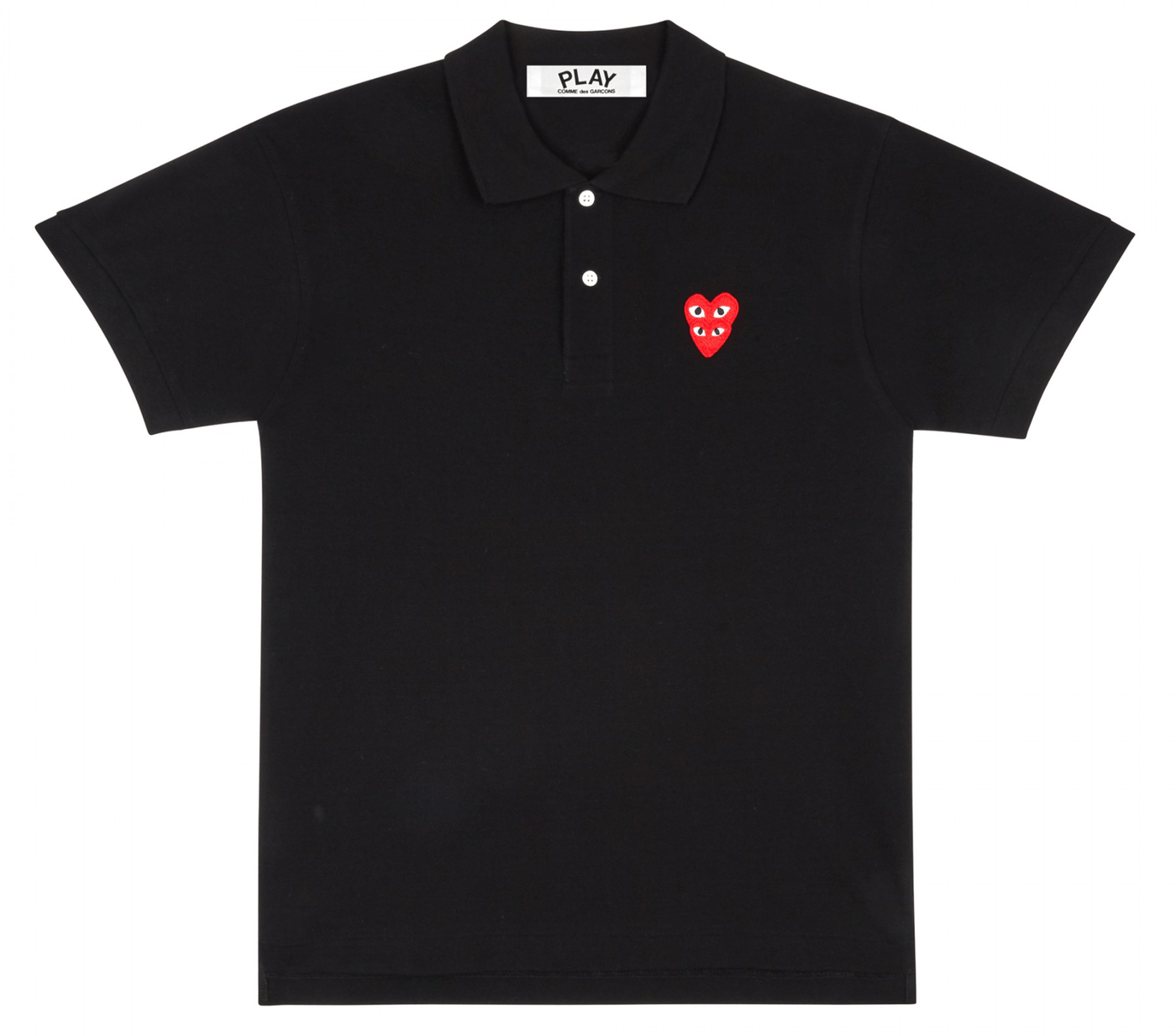 Comme-des-Garcons-Play-Polo-Shirt-with-Double-Eye-Men-Black-1